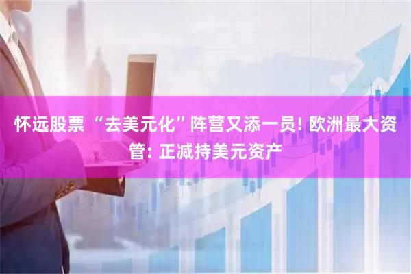 怀远股票 “去美元化”阵营又添一员! 欧洲最大资管: 正减持美元资产